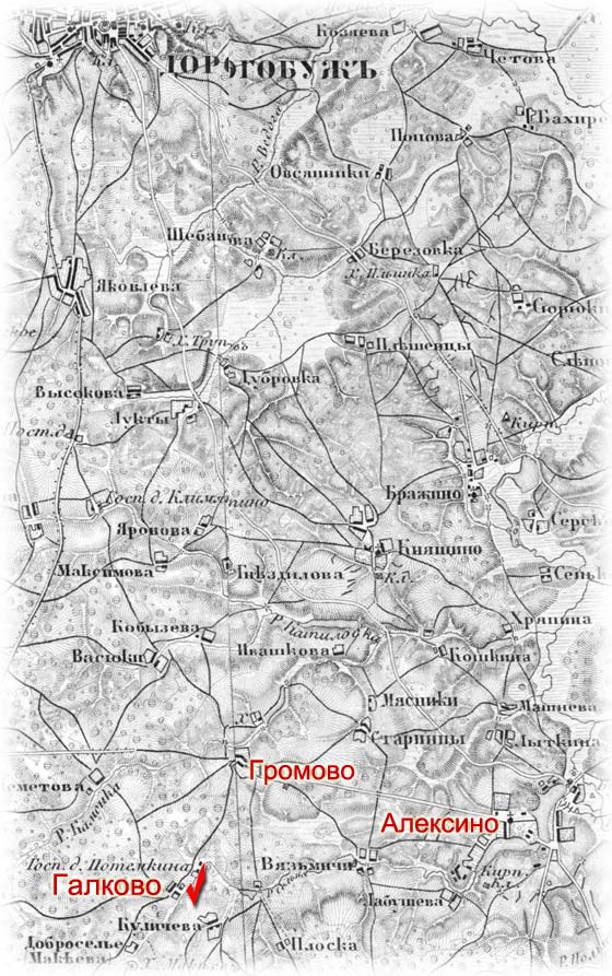Карта Дорогобужского района