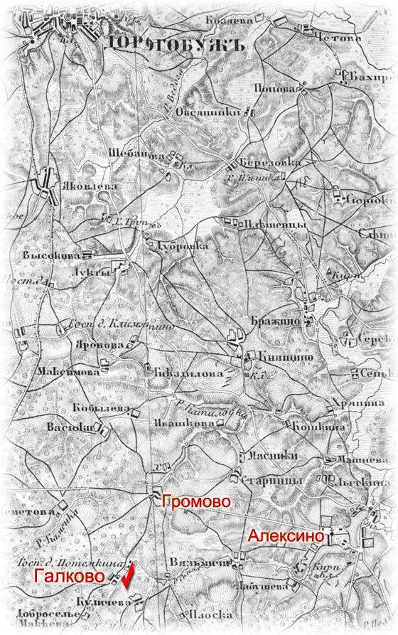 Карта Дорогобужского района