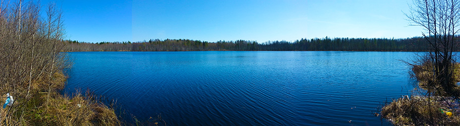 Панорама озера Костра