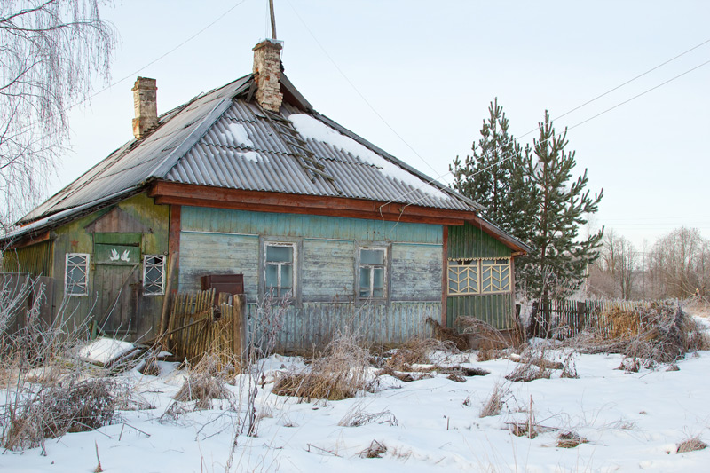 Заброшенный дом в Плешково